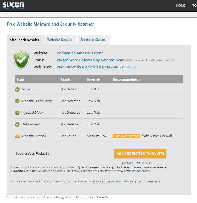 Securi Security Checker