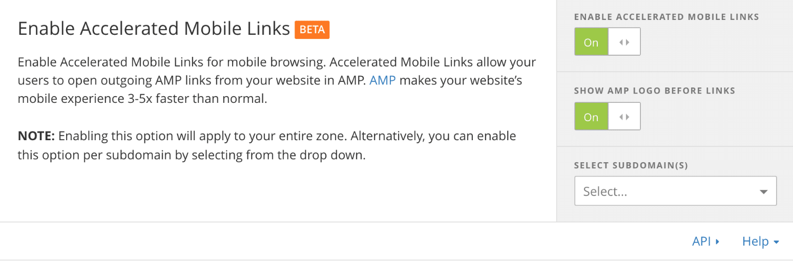 enable amp